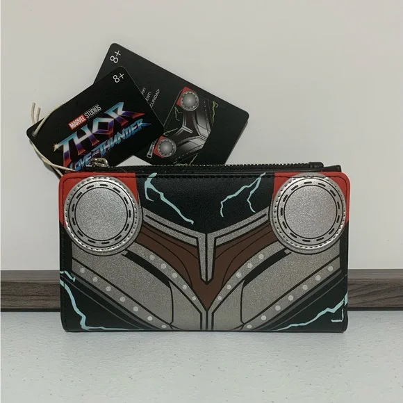Loungefly Marvel Thor Love & Thunder Cosplay Mini Backpack & Wallet - Picture 8 of 13